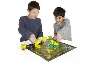 Illustration for article titled Dinosaurs Chomping on Play-Doh People Sounds Like a Really Great Game